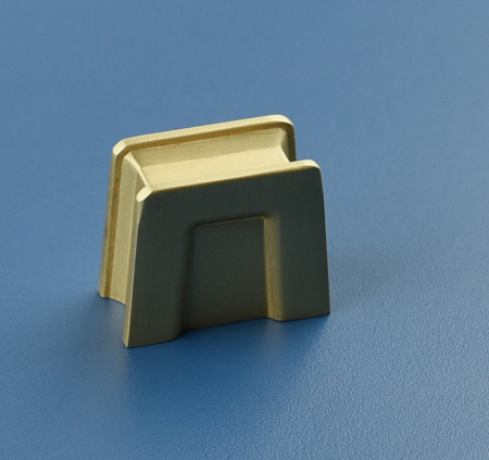 Buton pentru mobila Aron, finisaj alama satin CB, 16 mm [4]