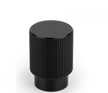 Butoni - Buton pentru mobila Arpa, finisaj negru periat, D:22 mm