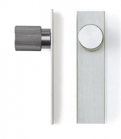 Butoni - Buton pentru mobila Arpa Plate, finisaj otel inoxidabil, L:100 mm