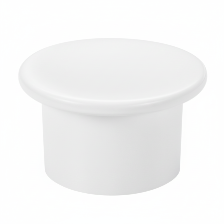 Buton pentru mobila Aspen, finisaj alb, D:48 mm [1]