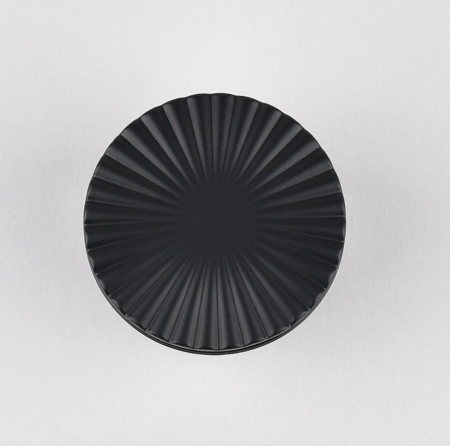 Buton pentru mobila Avery, finisaj negru mat CB, Ø 50 mm [1]
