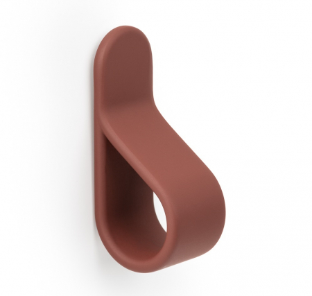 Butoni - Buton pentru mobila Belt, finisaj rosu volcano, 63.5x22 mm