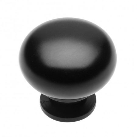 Butoni - Buton pentru mobila Berga, finisaj negru mat GT, D:32.5 mm