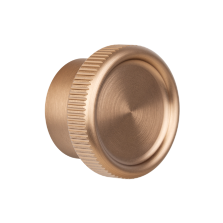 Butoni - Buton pentru mobila Boto, finisaj alama cava periata, D:45 mm