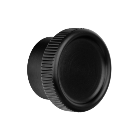 Butoni - Buton pentru mobila Boto, finisaj negru periat, D:45 mm