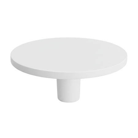 Butoni - Buton pentru mobila Botone, finisaj alb, D:40 mm