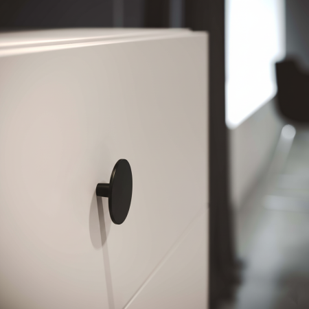 Buton pentru mobila Botone, finisaj negru cobalt, D:40 mm [3]