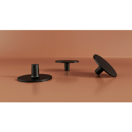 Buton pentru mobila Botone, finisaj negru cobalt, D:40 mm [2]