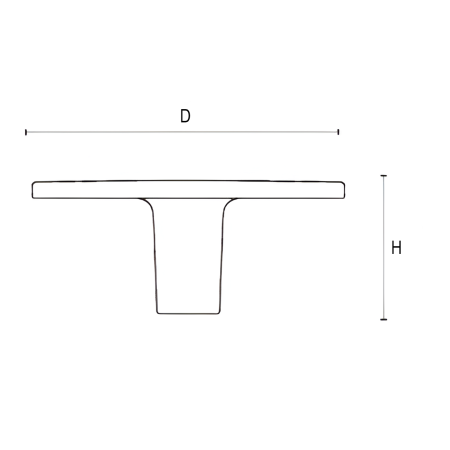 Buton pentru mobila Botone, finisaj quart fumuriu, D:40 mm [4]