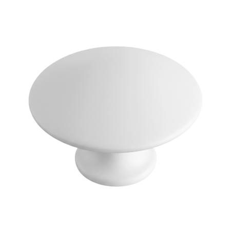 Buton pentru mobila Britt, finisaj alb, D:30 mm [2]