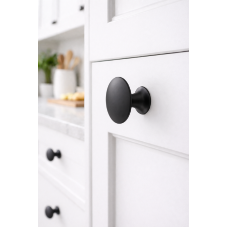 Buton pentru mobila Britt, finisaj negru cobalt, D:30 mm [3]