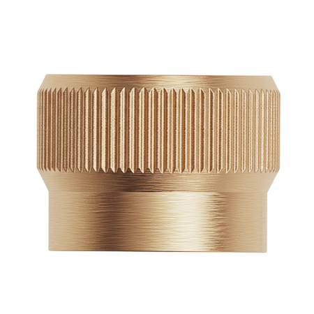 Buton pentru mobila Brooklyn Big, finisaj alama cava periata, D:40 mm [2]