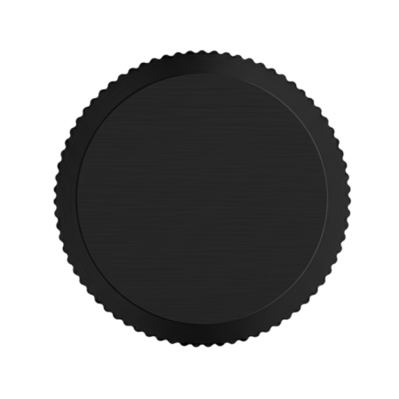 Buton pentru mobila Brooklyn Big, finisaj negru periat, D:40 mm [1]