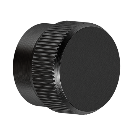 Buton pentru mobila Brooklyn Big, finisaj negru periat, D:40 mm [3]
