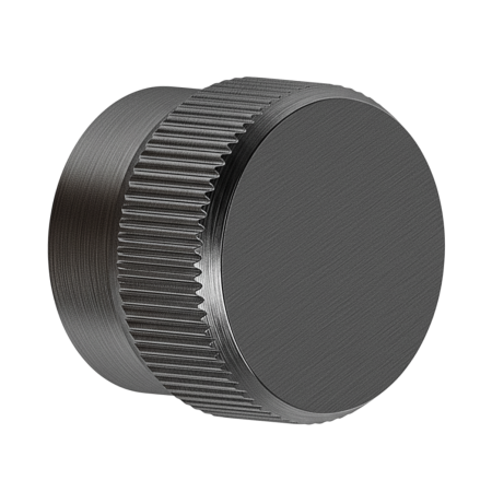 Buton pentru mobila Brooklyn Big, finisaj negru titan, D:40 mm [3]