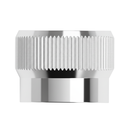 Buton pentru mobila Brooklyn Big, finisaj nichel lucios, D:40 mm [2]