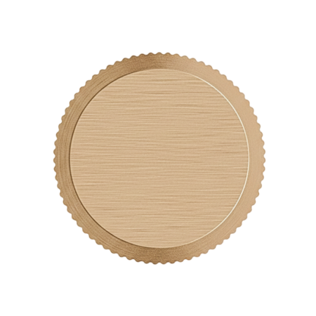 Buton pentru mobila Brooklyn, finisaj alama cava periata, D:20 mm [1]