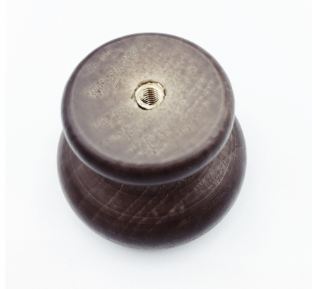 Buton pentru mobila, Cafe1 450NG61, finisaj nuc, D:40 mm [2]