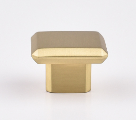 Buton pentru mobila Carli, finisaj alama satin CB, 16 mm [3]