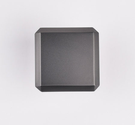 Buton pentru mobila Carli, finisaj negru gun metal CB, 16 mm [1]