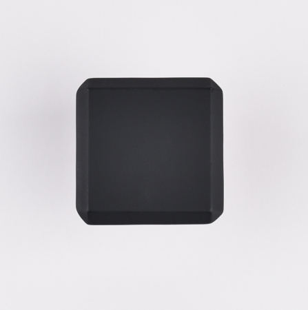 Buton pentru mobila Carli, finisaj negru mat CB, 16 mm [1]
