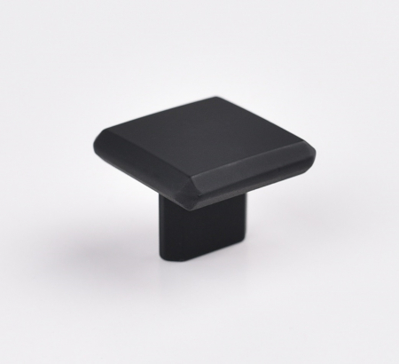 Buton pentru mobila Carli, finisaj negru mat CB, 16 mm [2]