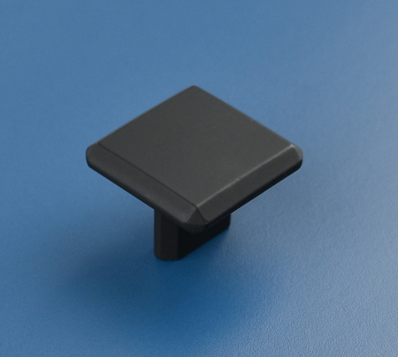 Buton pentru mobila Carli, finisaj negru mat CB, 16 mm [4]