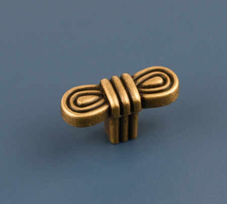 Buton pentru mobila Celia, finisaj alama antichizata CB, 25 mm [4]