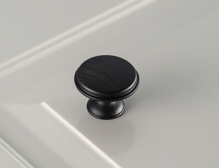 Buton pentru mobila Cento, finisaj cupru antichizat GT, D:28 mm [2]