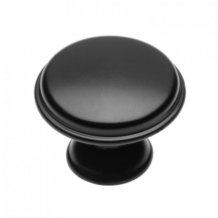 Butoni - Buton pentru mobila Cento, finisaj negru mat GT, D:28 mm