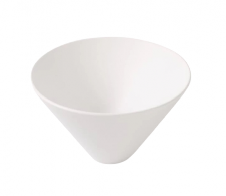 Butoni - Buton pentru mobila Conic Zamak, finisaj alb mat, D 43 mm