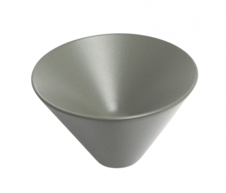 Butoni - Buton pentru mobila Conic Zamak, finisaj gri muschi, D 43 mm