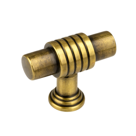 Clasice si vintage - Buton pentru mobila Cruz, finisaj bronz antichizat, 32x30 mm