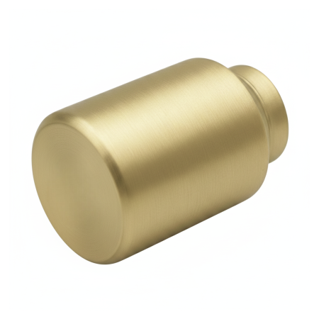 Buton pentru mobila Defne, finisaj alama satin CB, Ø:22 mm [1]
