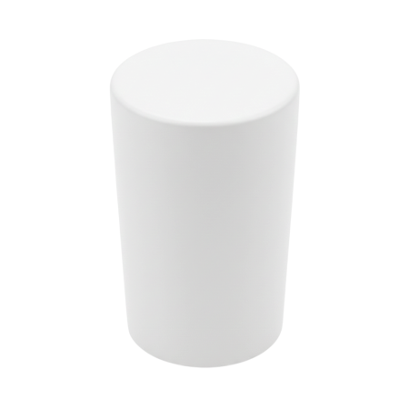 Buton pentru mobila Delgot, finisaj alb, 15x24 mm [0]