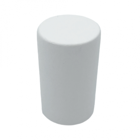 Butoni - Buton pentru mobila Delgot, finisaj alb, 15x24 mm