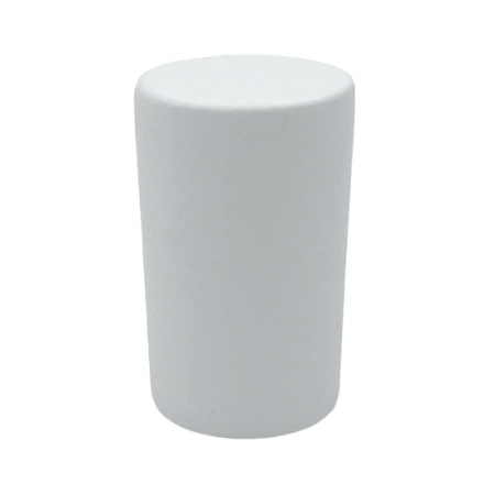 Buton pentru mobila Delgot, finisaj alb, 15x24 mm [1]