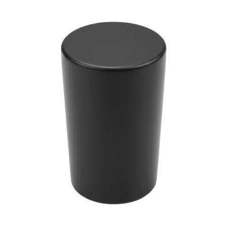 Butoni - Buton pentru mobila Delgot, finisaj negru cobalt, 15x24 mm