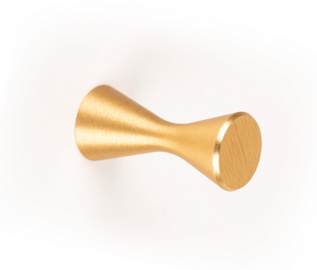 Butoni - Buton pentru mobila Diabolo, finisaj alama intunecata periata, D:13.5 mm