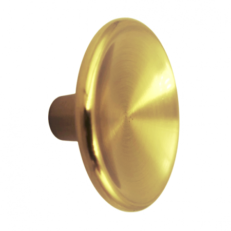 Buton pentru mobila Disc Zamak, finisaj alama, D 50 mm [1]