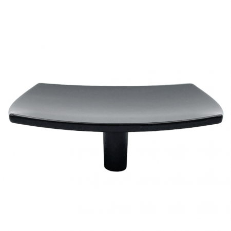 Buton pentru mobila Donau, finisaj negru cobalt, 67x67 mm [2]