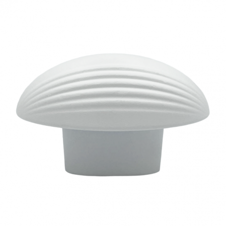 Buton pentru mobila Eluno, finisaj alb, 51x32 mm [1]
