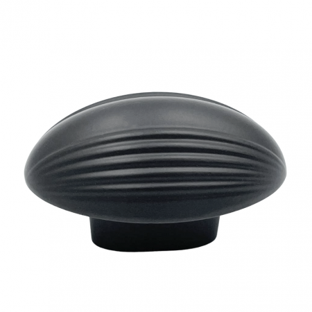 Buton pentru mobila Eluno, finisaj negru cobalt, 51x32 mm [2]