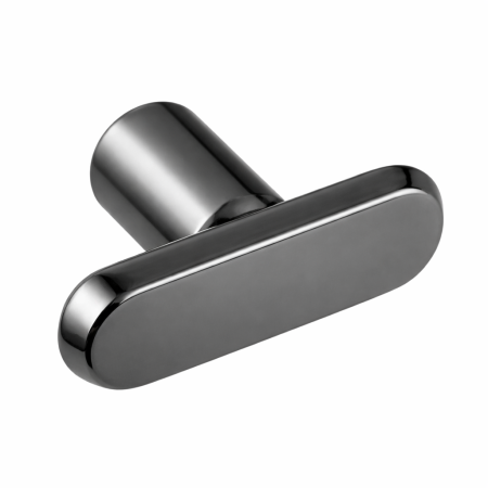 Butoni - Buton pentru mobila Fase, finisaj negru titan lustruit, L:52 mm