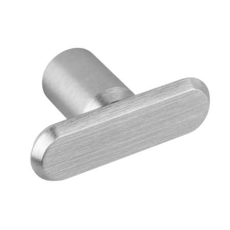 Manere pentru mobila - Buton pentru mobila Fase, finisaj otel inoxidabil, L:52 mm