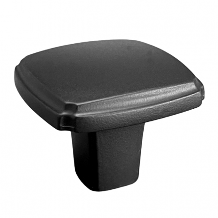 Butoni - Buton pentru mobila Ferdi, finisaj negru mat CB, 34X34 mm