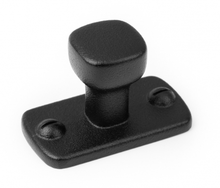 Buton pentru mobila Firm, finisaj negru texturat, L:45,8 mm [4]