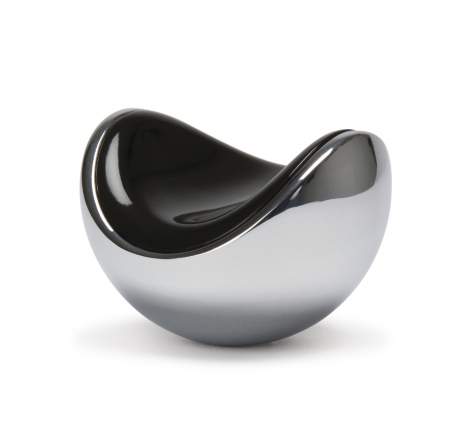 Accesorii mobilier - Buton pentru mobila Fruit, finisaj crom lucios negru