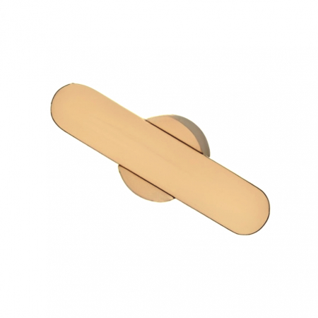 Buton pentru mobila Fusion, finisaj alama cava periata, 58x31.5 mm [1]
