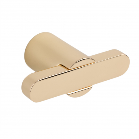 Butoni - Buton pentru mobila Fusion, finisaj alama lustruita, 58x31.5 mm
